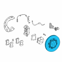OEM 2020 Lexus LC500h Disc, Front LH Diagram - 43516-11010