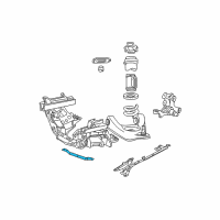 OEM 1999 Ford Mustang Reinforce Bar Diagram - F6ZZ-5B112-BA