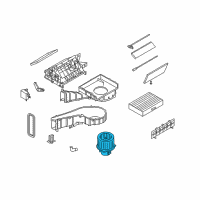 OEM 2009 Kia Amanti Motor & Wheel Assembly Diagram - 971123F100