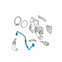 OEM BMW 740i xDrive OIL SUPPLY LINE Diagram - 11-42-8-679-019