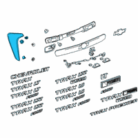 OEM Chevrolet Applique Diagram - 42533116