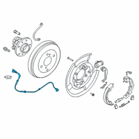 OEM 2019 Nissan Kicks Sensor Assy-Antiskid, Rear Diagram - 47900-5FA0C