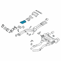 OEM BMW M2 TUNNEL HEAT INSULATOR Diagram - 51-48-8-077-407