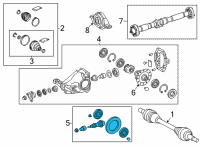 OEM 2022 Toyota Camry Ring & Pinion Diagram - 41201-59115