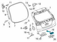 OEM 2022 Chevrolet Bolt EUV Release Switch Diagram - 42760678