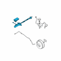 OEM 2004 Nissan Quest Cylinder Brake Master Diagram - 46010-CK000