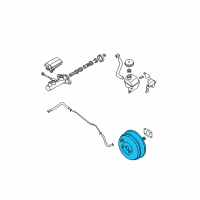 OEM 2006 Nissan Quest Master Vacuum Assembly Diagram - 47210-CK100