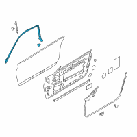 OEM Infiniti Q60 Weatherstrip-Body Side, RH Diagram - 76860-5CA0A