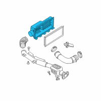 OEM 2008 Nissan Frontier Air Cleaner Cover Diagram - 16526-EA000