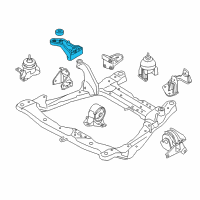 OEM Kia Amanti Engine Mounting Support Bracket Diagram - 218203F850