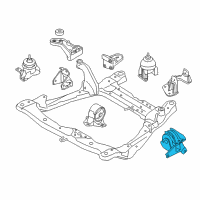 OEM 2008 Kia Amanti Bracket Assembly-Transmission Mounting Diagram - 218303F950