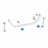 OEM 2005 Dodge Grand Caravan BUSHING-STABILIZER Bar Diagram - 4743024AE