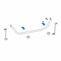 OEM 1999 Dodge Caravan RETAINER-STABILIZER Bar GROMMET Diagram - 4684298AD