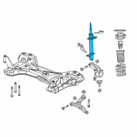 OEM 2014 Ram ProMaster 3500 STRUT-Front Suspension Diagram - 68185556AF