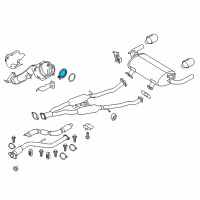 OEM 2017 Infiniti Q60 Clamp Diagram - 14464-4GD0A