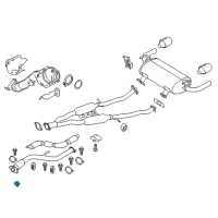 OEM Nissan Nut-Front Exhaust Tube Diagram - 20602-41G0A