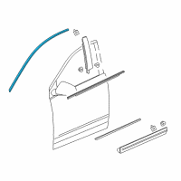 OEM 2022 Cadillac XT5 Reveal Molding Diagram - 84175960