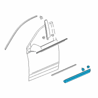 OEM Cadillac XT5 Lower Molding Diagram - 84462096