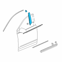 OEM 2022 Cadillac XT5 Applique Diagram - 23403636