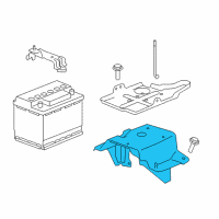 OEM Saturn Bracket Asm-Battery Tray Support Diagram - 15876762