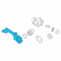 OEM 1995 Oldsmobile Aurora Housing Asm-Water Pump Diagram - 12553133