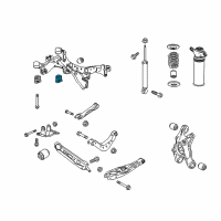 OEM 2016 Buick Envision Suspension Crossmember Rear Bushing Diagram - 13377395