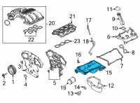 OEM Nissan Frontier Pan Assy-Oil Diagram - 11110-9BT0A