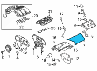 OEM 2019 Nissan Pathfinder Rocker Cover Gasket Diagram - 13270-9PM0A