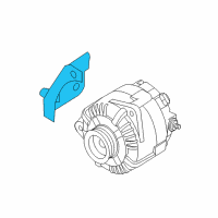 OEM 2007 Nissan Sentra Bracket Alternator Diagram - 11710-ET80B