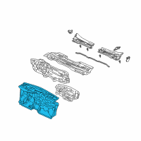 OEM 2002 Honda Civic Insulator, Dashboard Diagram - 74260-S6D-G00