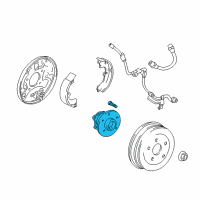 OEM Pontiac Hub & Bearing Diagram - 88970102