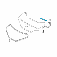 OEM Hyundai Genesis Coupe LIFTER-Trunk Lid Diagram - 81771-2M010