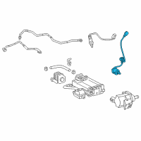 OEM 2017 Lexus GS350 Sensor, Oxygen Diagram - 89465-30B10