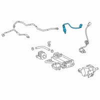 OEM 2017 Lexus LS460 Sensor, Air Fuel Ratio Diagram - 89467-53060