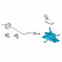 OEM 2020 Chevrolet Blazer Gear Shift Assembly Diagram - 13534327