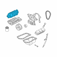 OEM 1999 Oldsmobile Cutlass Manifold Asm-Upper Intake Diagram - 24505664