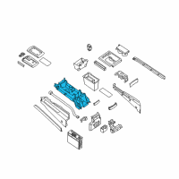 OEM 2005 Nissan Titan Reinforce Assy-Console Box Diagram - 96994-ZC000