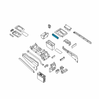 OEM Nissan Titan Coin Tray Diagram - 96925-7S000