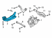 OEM 2022 Honda Civic ARM, L- RR- TRAILING Diagram - 52365-T20-A10