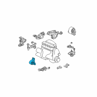 OEM 2002 Honda Civic Stopper, FR. Engine (AT) Diagram - 50840-S5A-A81