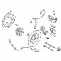 OEM Ford Edge Mount Bracket Bolt Diagram - -W710681-S439
