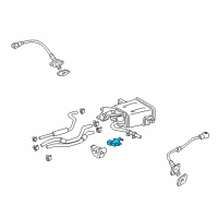 OEM Toyota Camry Vacuum Valve Diagram - 90080-91233