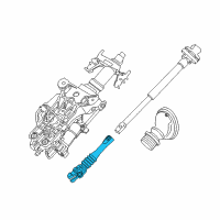 OEM BMW 535i GT xDrive Universal Joint With Corrugated Tube Diagram - 32-30-6-788-156