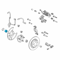 OEM 2010 Ford Fusion Bearing Diagram - 3M8Z-1215-A
