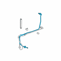 OEM Chevrolet Impala Cooler Pipe Diagram - 15264589