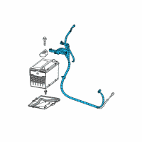 OEM 2008 Buick LaCrosse Positive Cable Diagram - 88987141