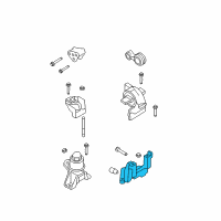 OEM 2008 Ford Fusion Transmission Mount Bracket Diagram - 6E5Z-6031-HA