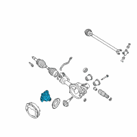 OEM 2009 Ford Explorer Differential Assembly Diagram - 1L2Z-3204-BA