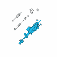 OEM 2016 Nissan Frontier Column-Steering Tilt Diagram - 48810-9BF0A