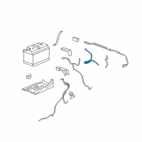 OEM 2007 Chevrolet Avalanche Battery Cable Diagram - 20771932